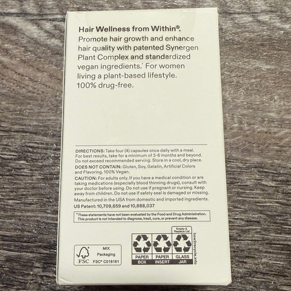 Nutrafol Women’s Vegan Hair Growth Supplement - Picture 3 of 3